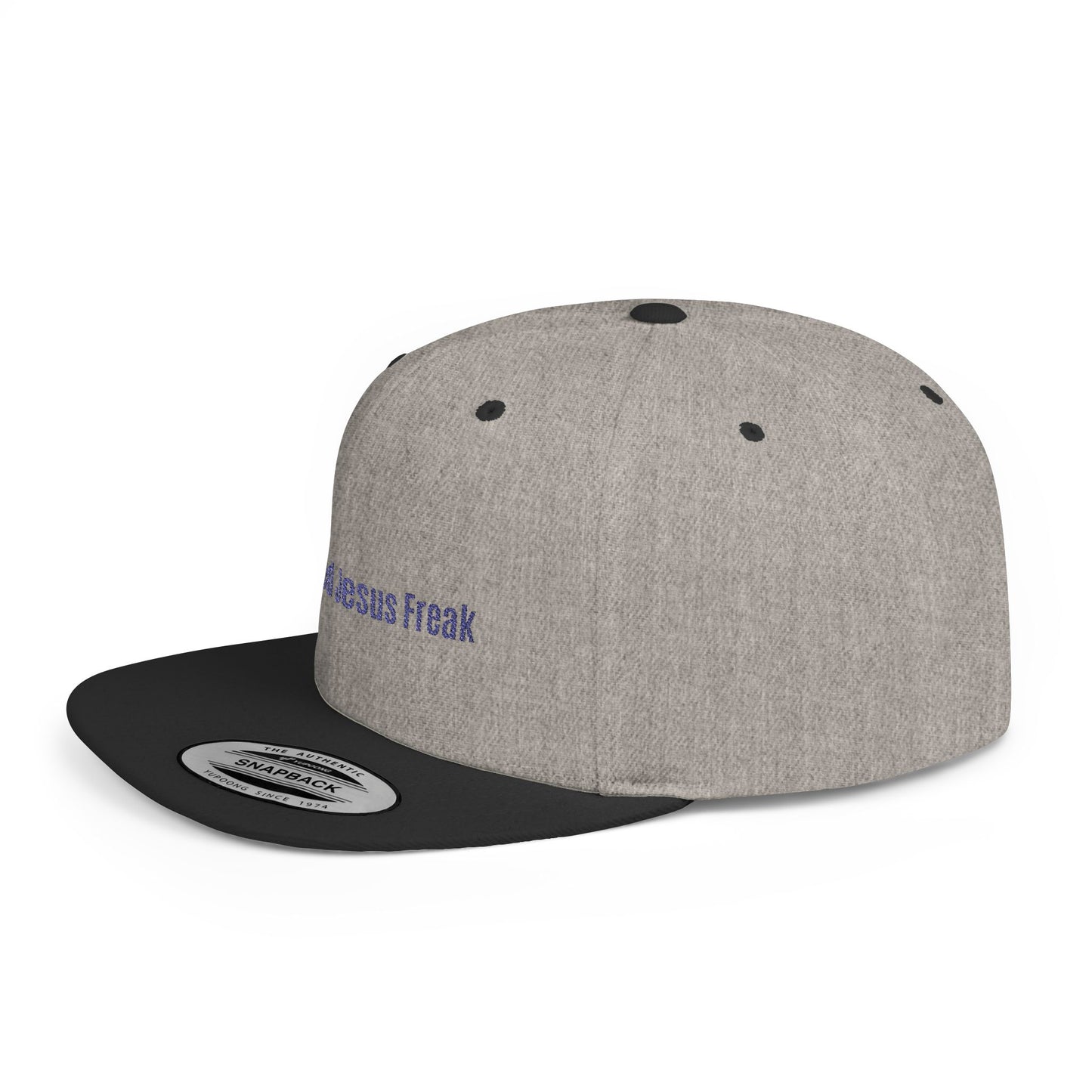 Certified Jesus Freak Flat Bill Snapback Hat
