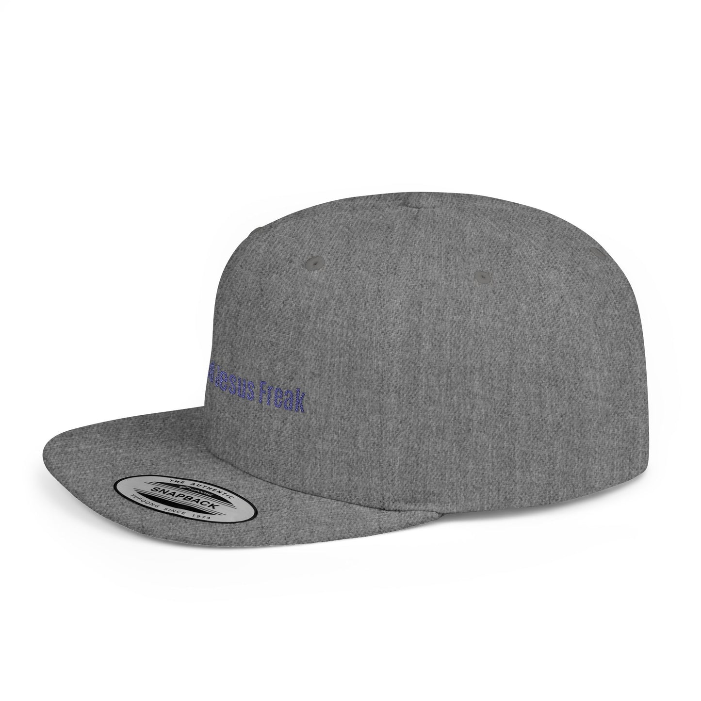 Certified Jesus Freak Flat Bill Snapback Hat