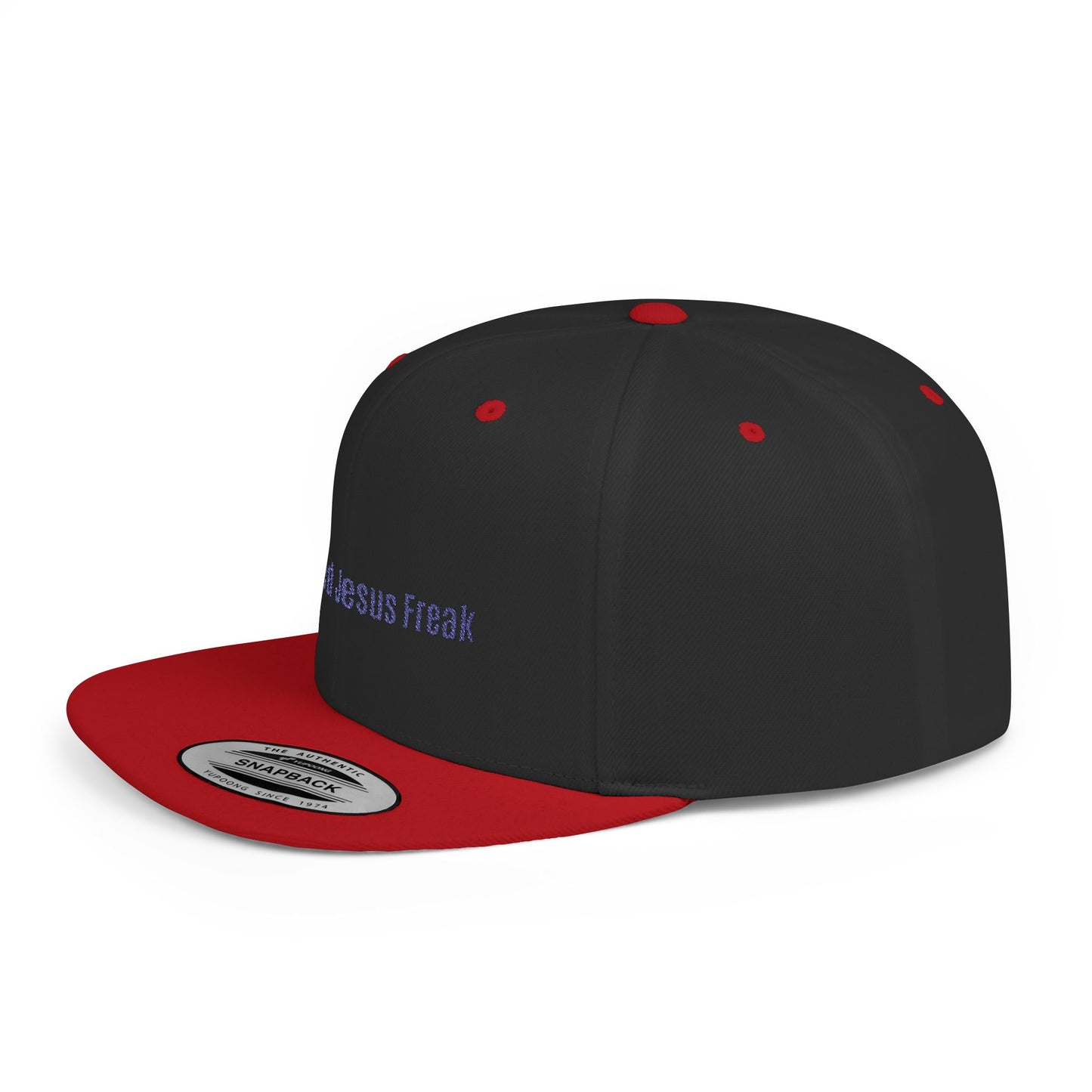 Certified Jesus Freak Flat Bill Snapback Hat