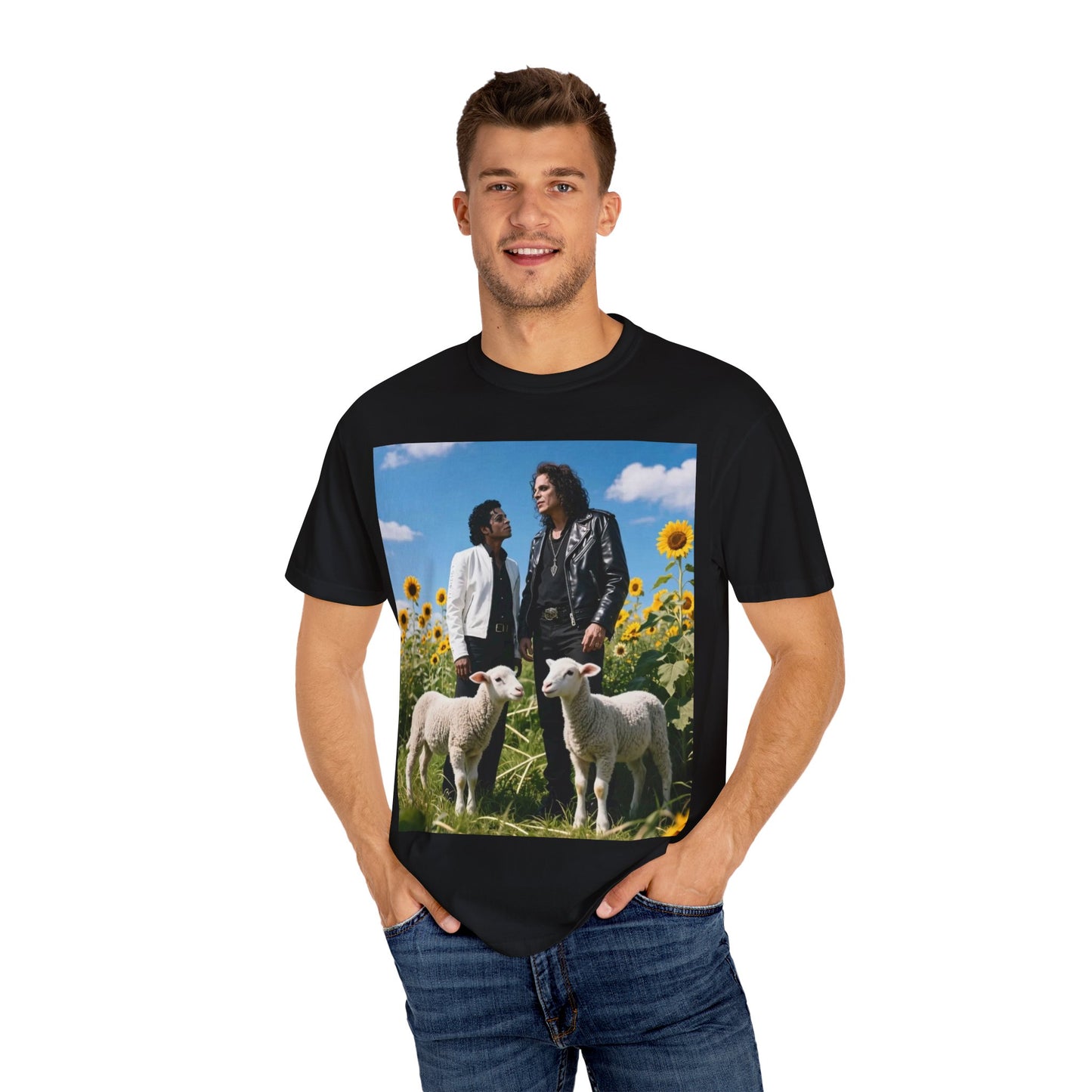 Graphic Tee - Ozzy and Michael Jackson in Heaven Design