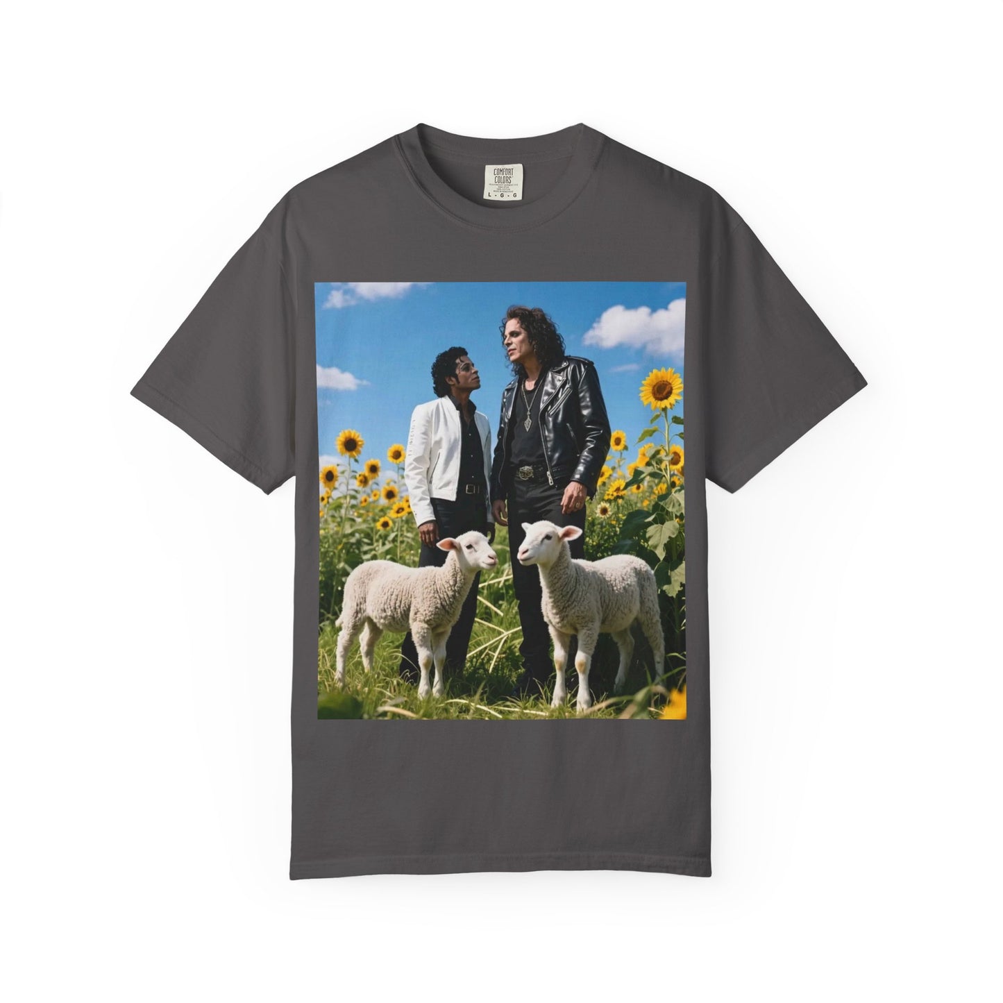 Graphic Tee - Ozzy and Michael Jackson in Heaven Design