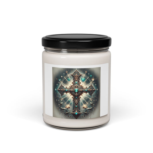 Beautiful Cross Scented Soy Candle -
