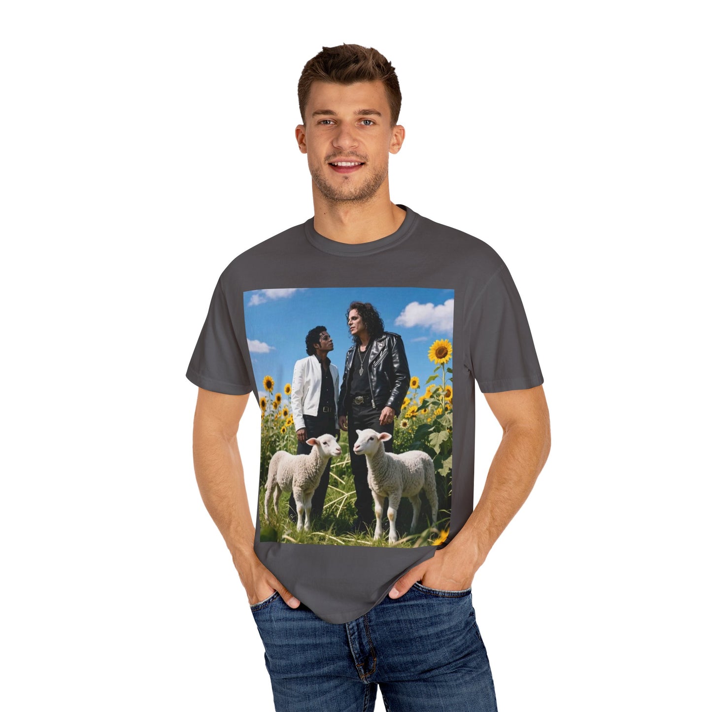 Graphic Tee - Ozzy and Michael Jackson in Heaven Design