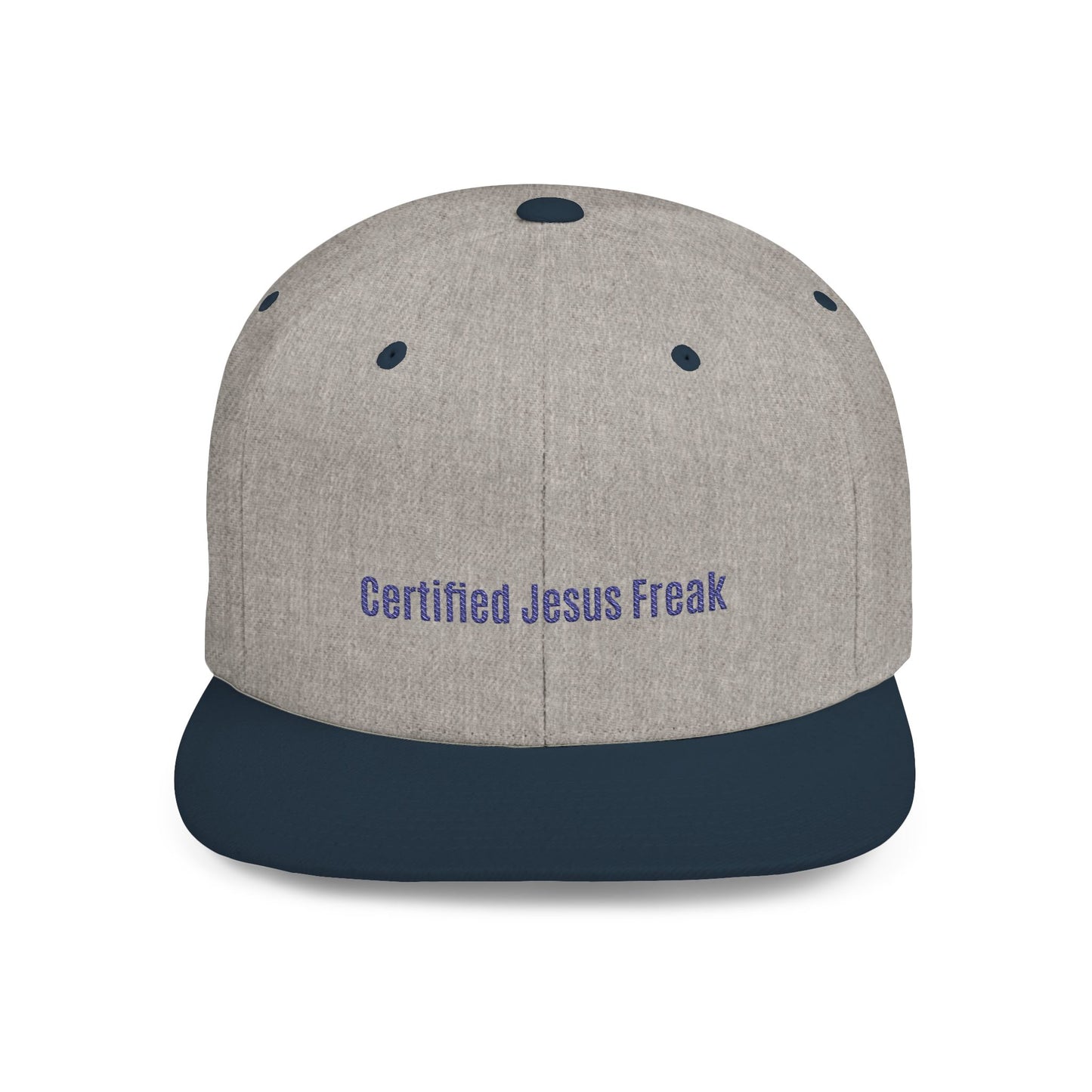 Certified Jesus Freak Flat Bill Snapback Hat