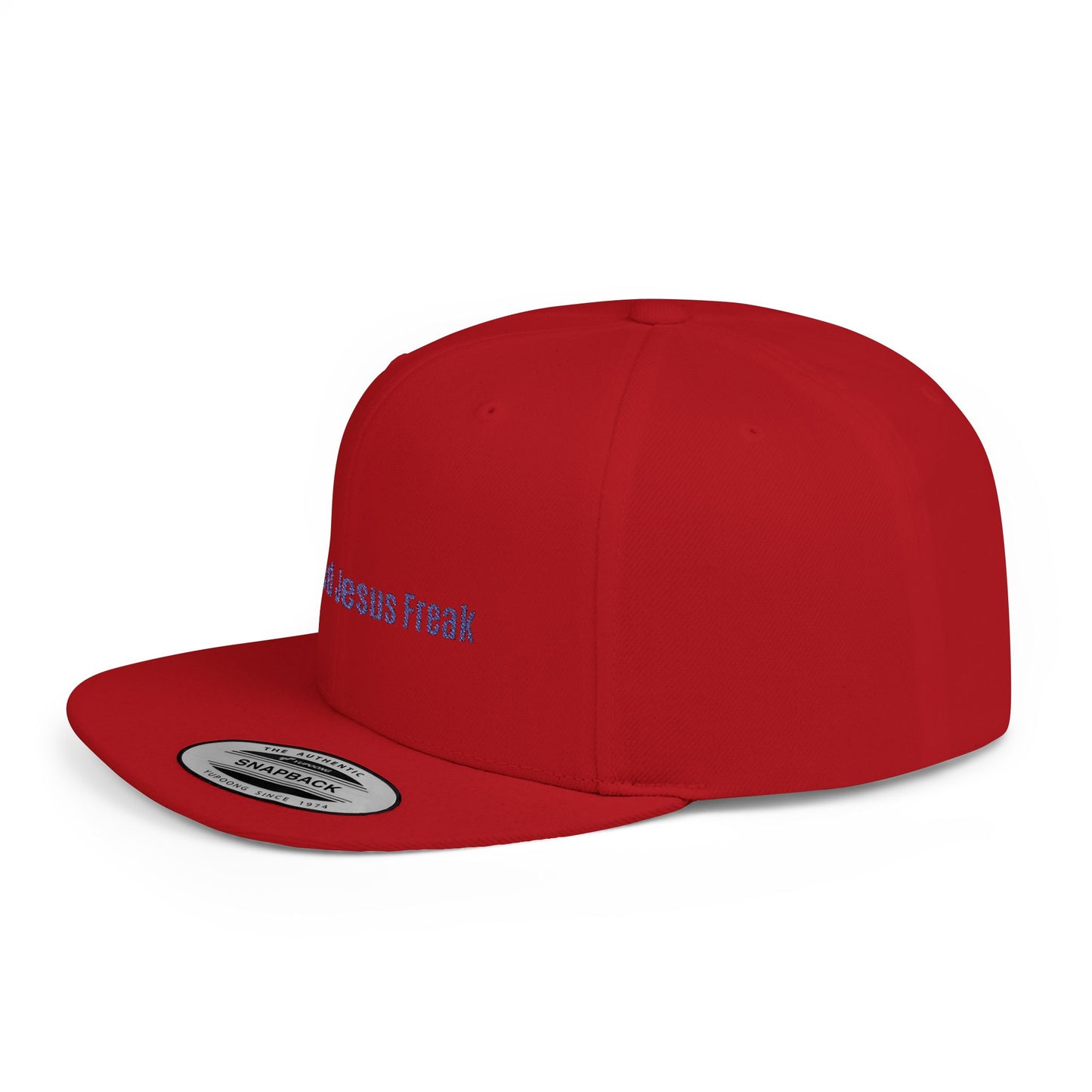 Certified Jesus Freak Flat Bill Snapback Hat