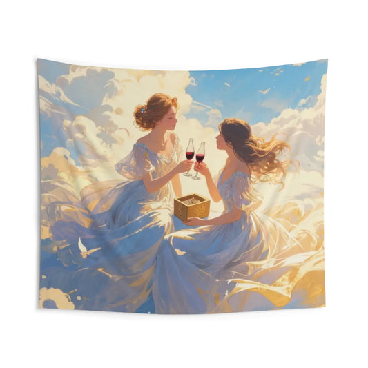 Heavens Happy Hour Indoor Wall Tapestry