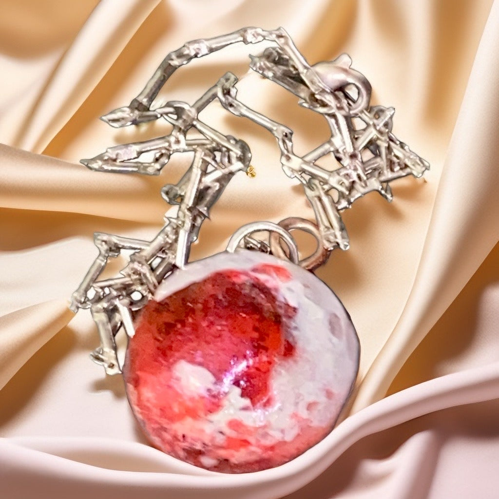 It’s giving… ‘strawberry shortcake’ 🍰 in Sterling Silver & Resin