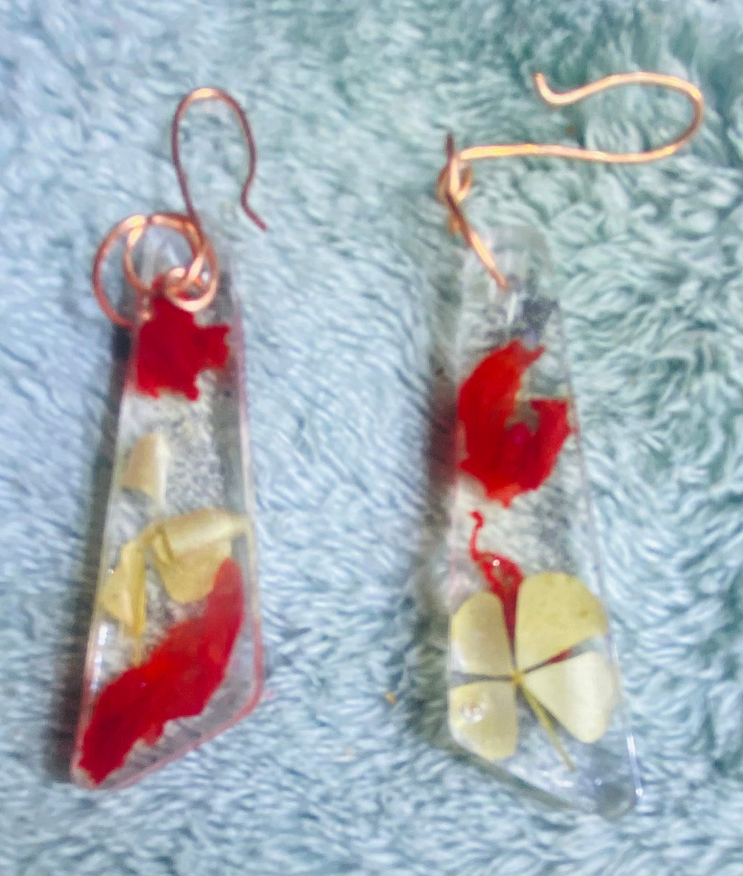 Gorgeous Resin Wire Earrings