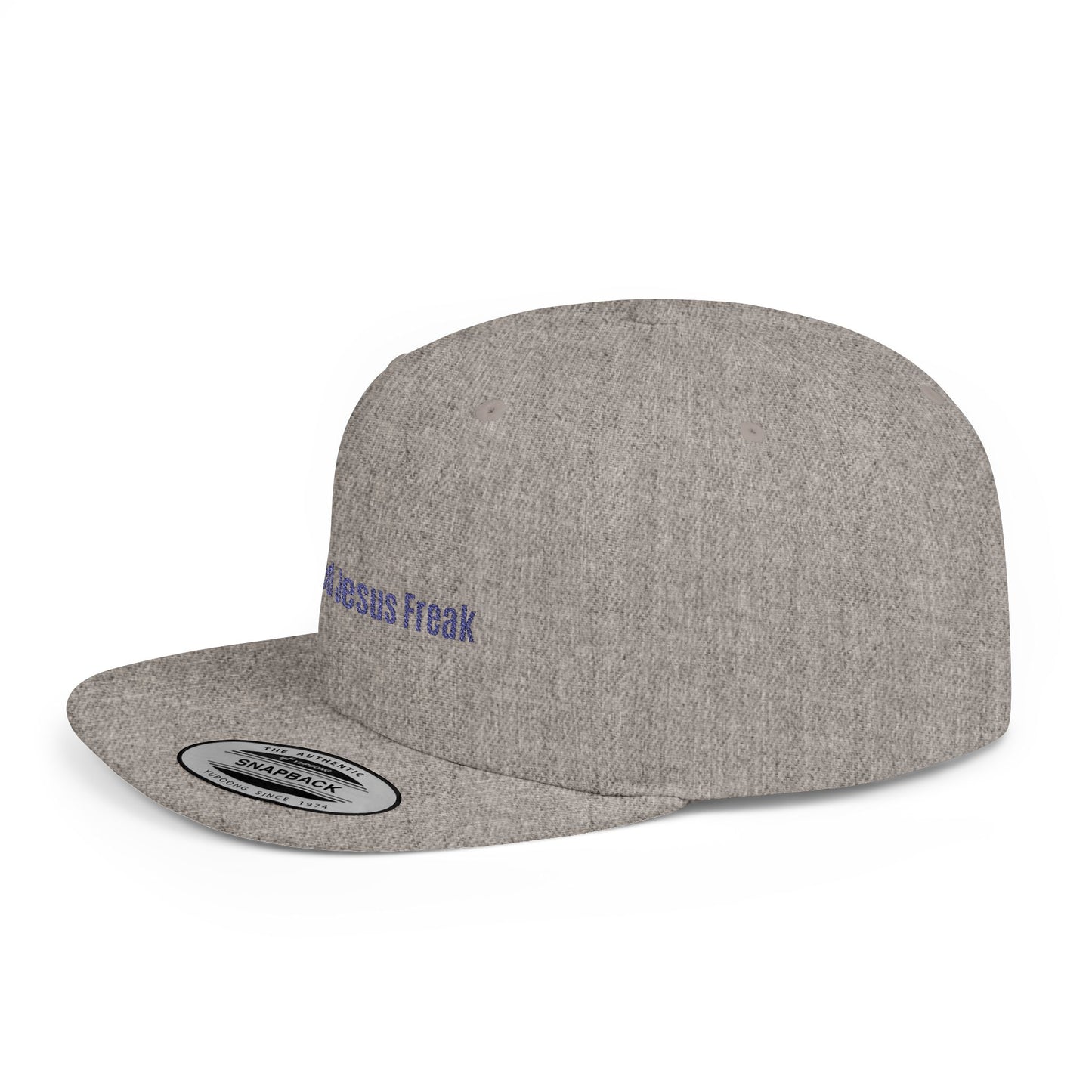 Certified Jesus Freak Flat Bill Snapback Hat