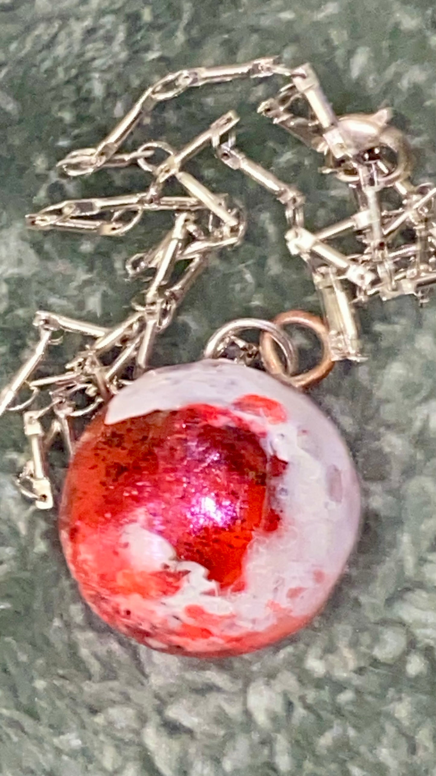 It’s giving… ‘strawberry shortcake’ 🍰 in Sterling Silver & Resin