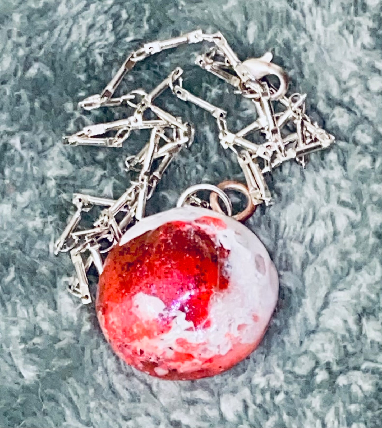It’s giving… ‘strawberry shortcake’ 🍰 in Sterling Silver & Resin
