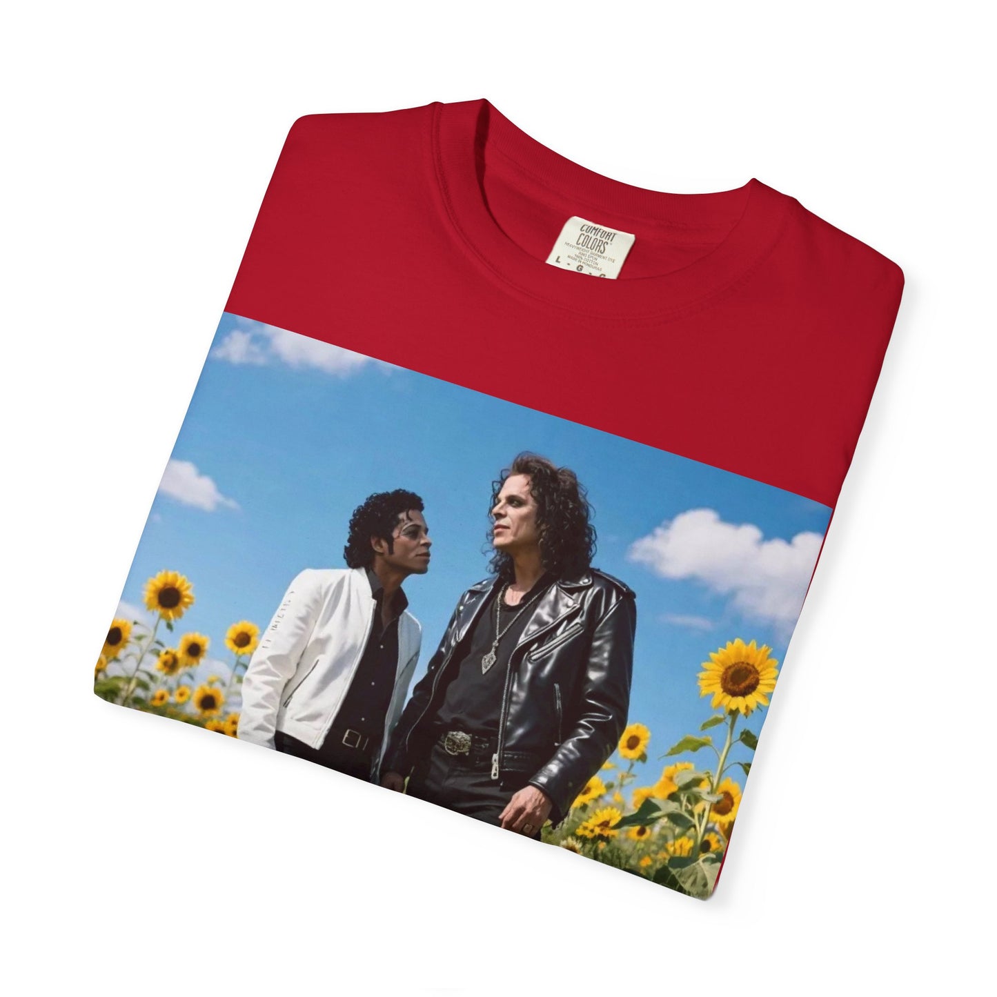 Graphic Tee - Ozzy and Michael Jackson in Heaven Design