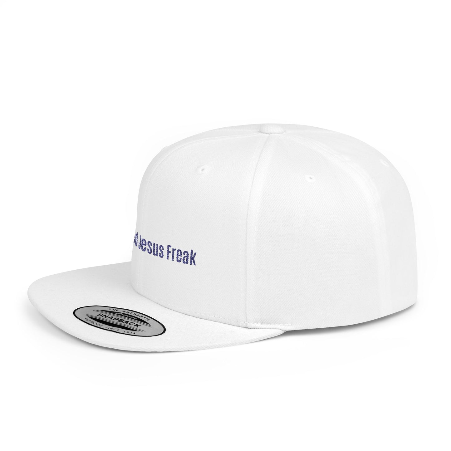Certified Jesus Freak Flat Bill Snapback Hat