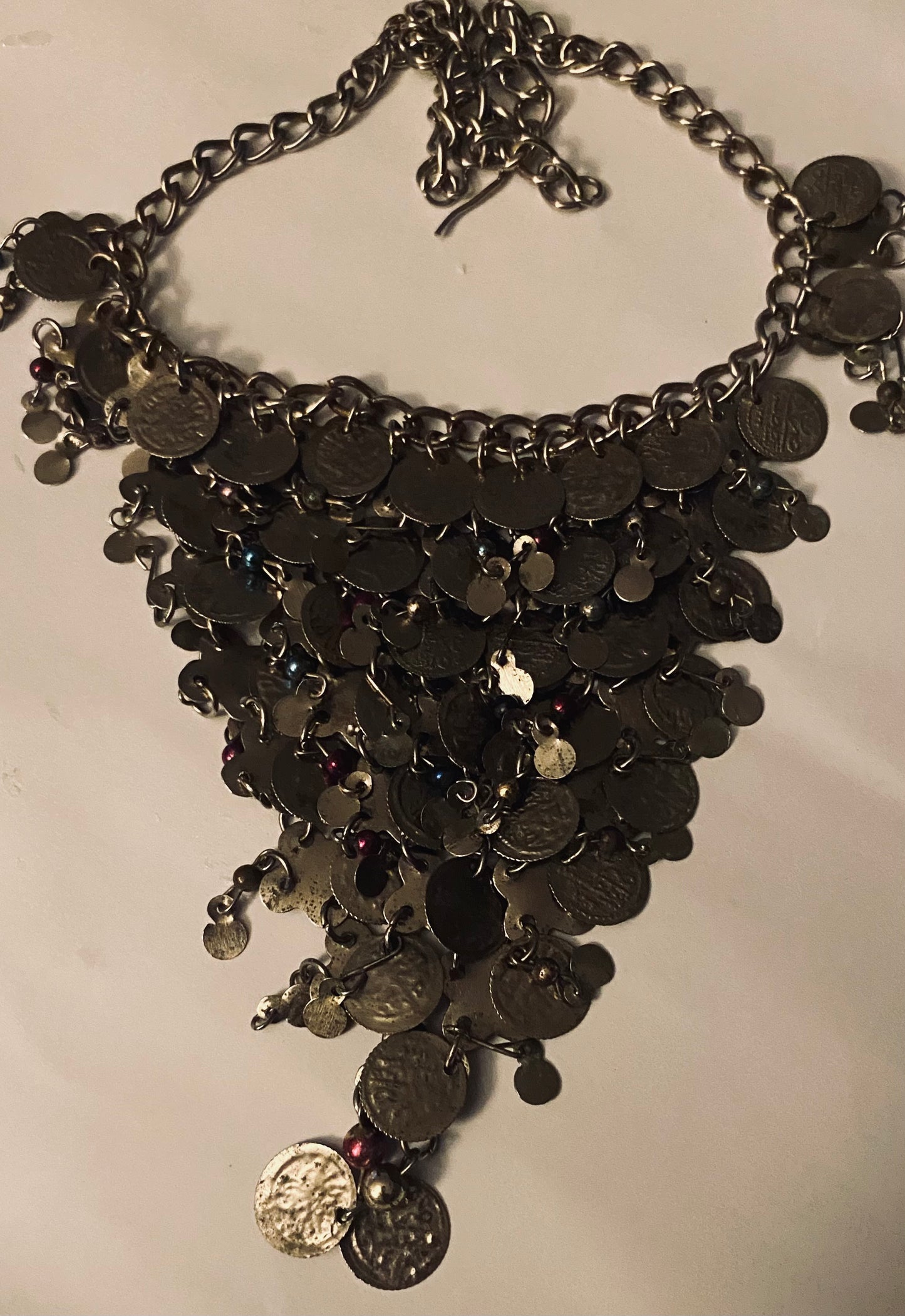 Gypsy, Egyptian Style Coin Necklace