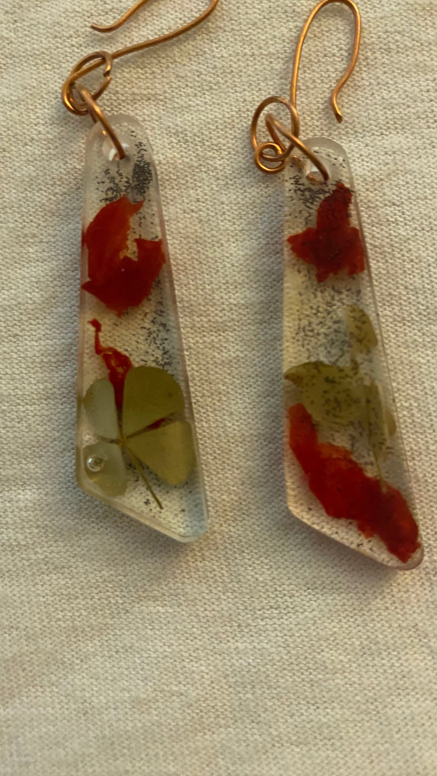 Gorgeous Resin Wire Earrings