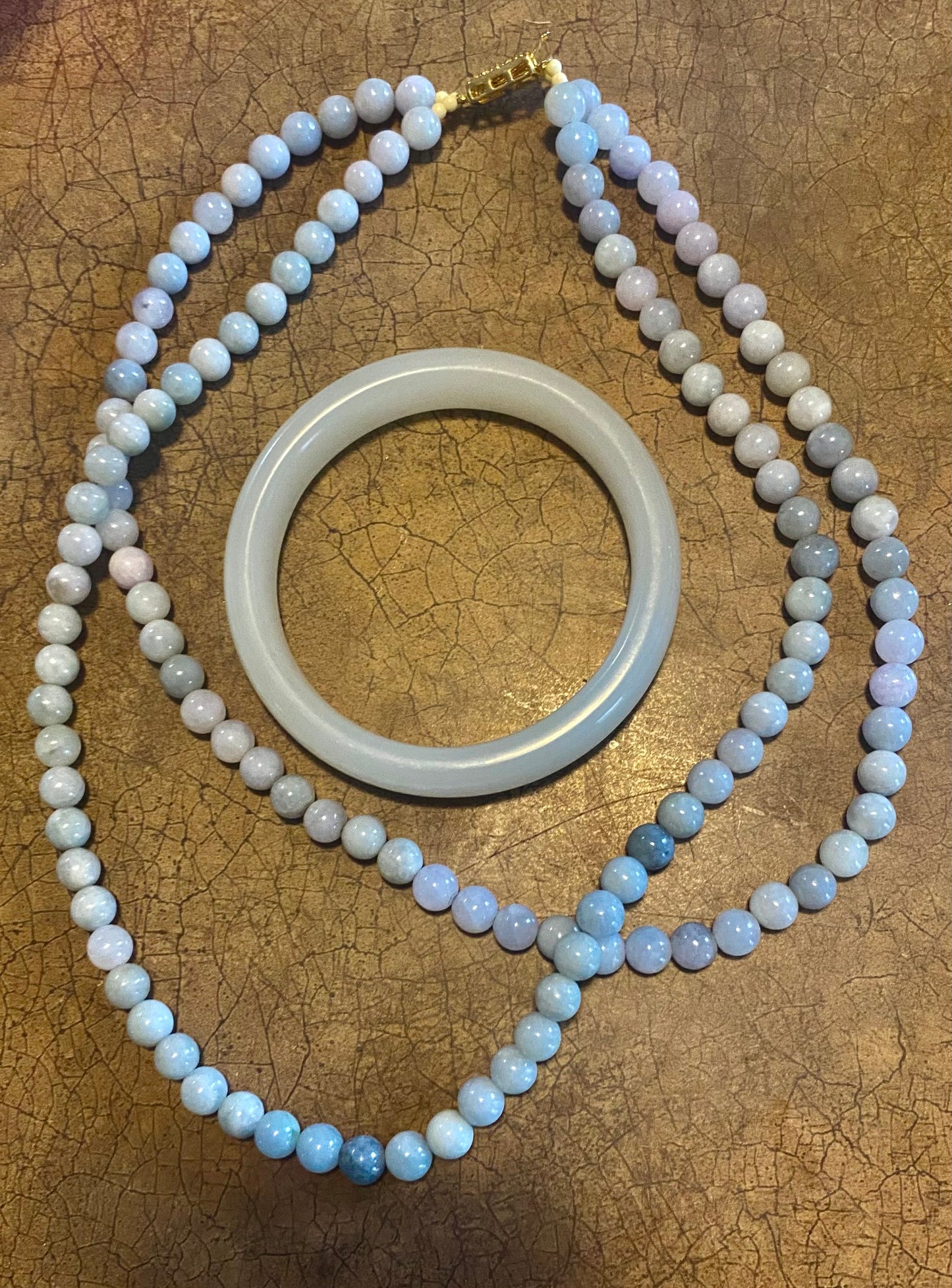 Authentic Jadeite Necklace & Bracelet