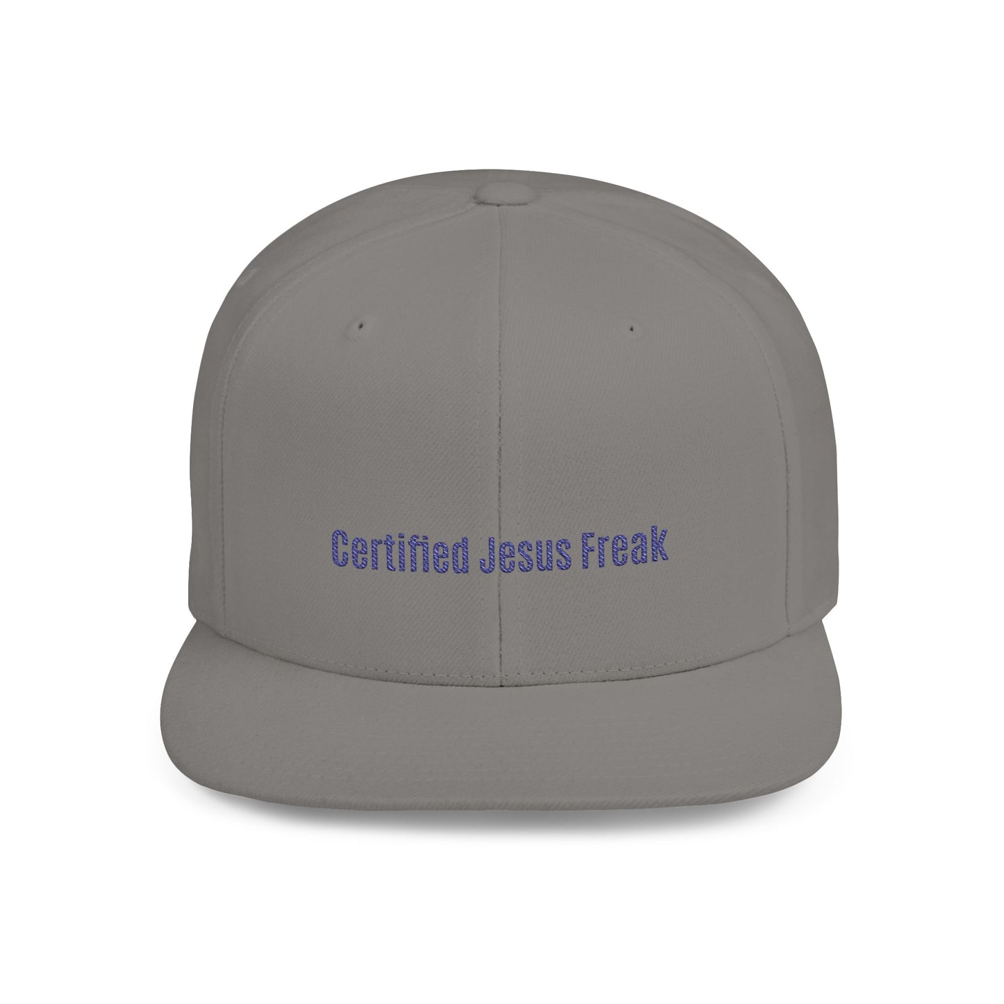 Certified Jesus Freak Flat Bill Snapback Hat
