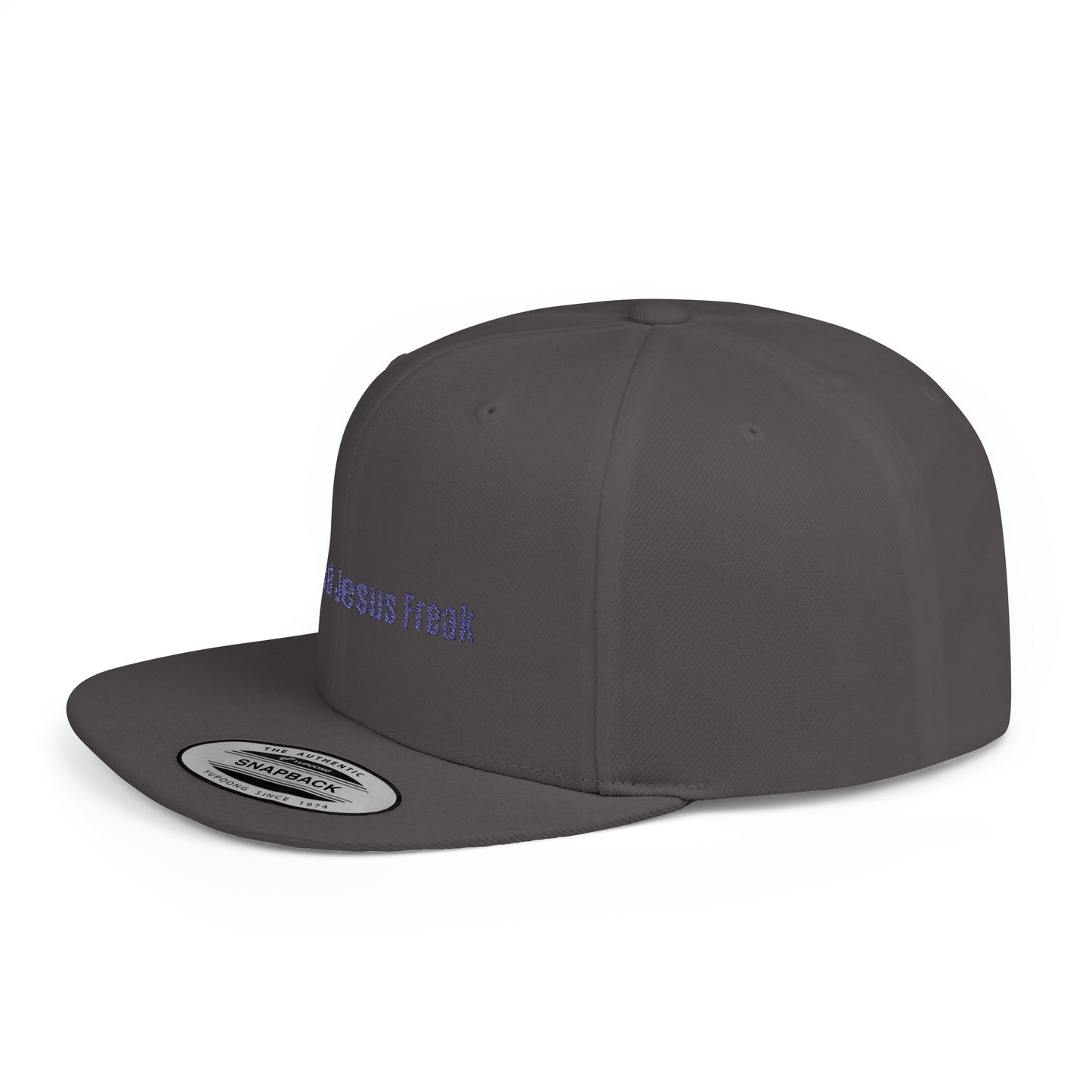 Certified Jesus Freak Flat Bill Snapback Hat