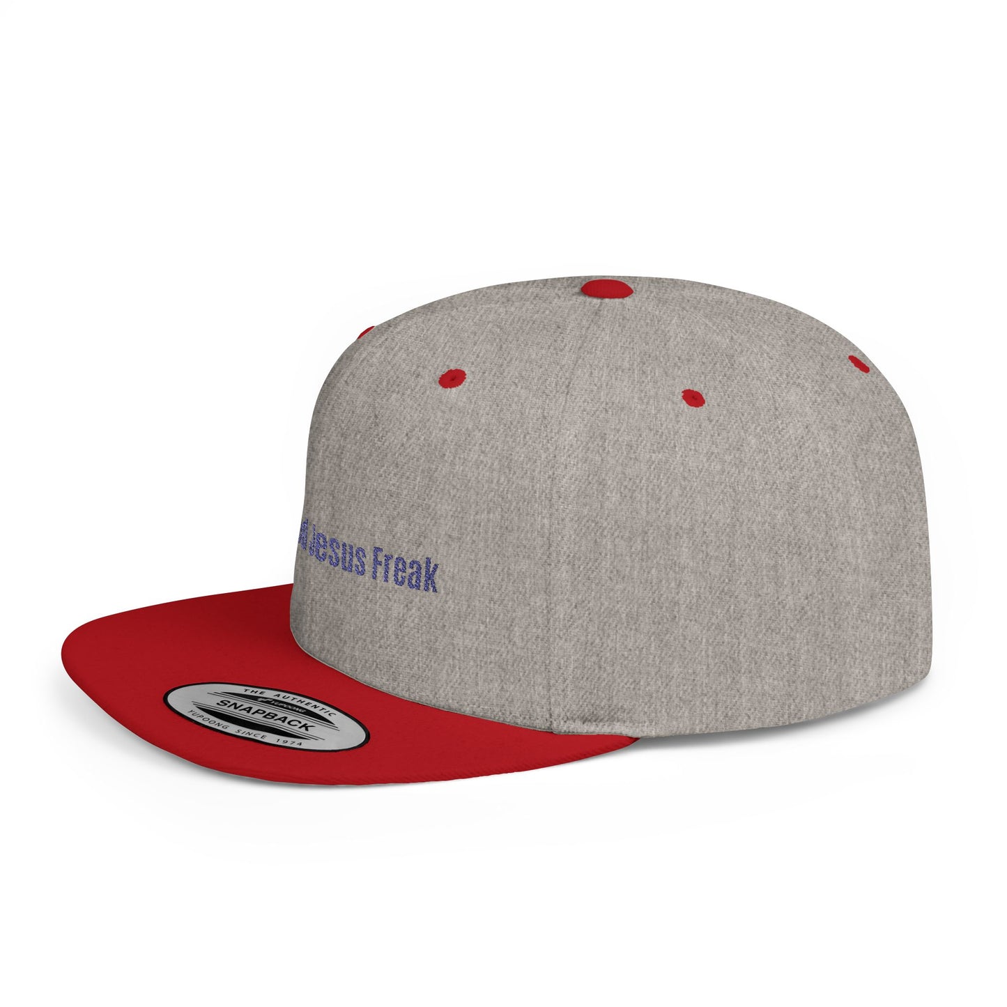 Certified Jesus Freak Flat Bill Snapback Hat