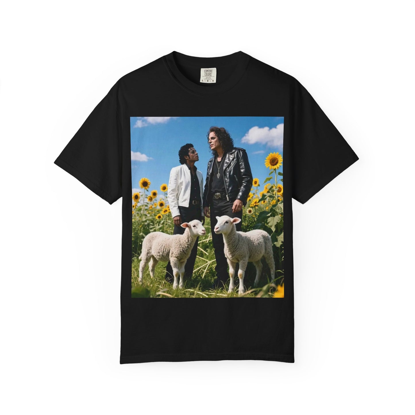 Graphic Tee - Ozzy and Michael Jackson in Heaven Design
