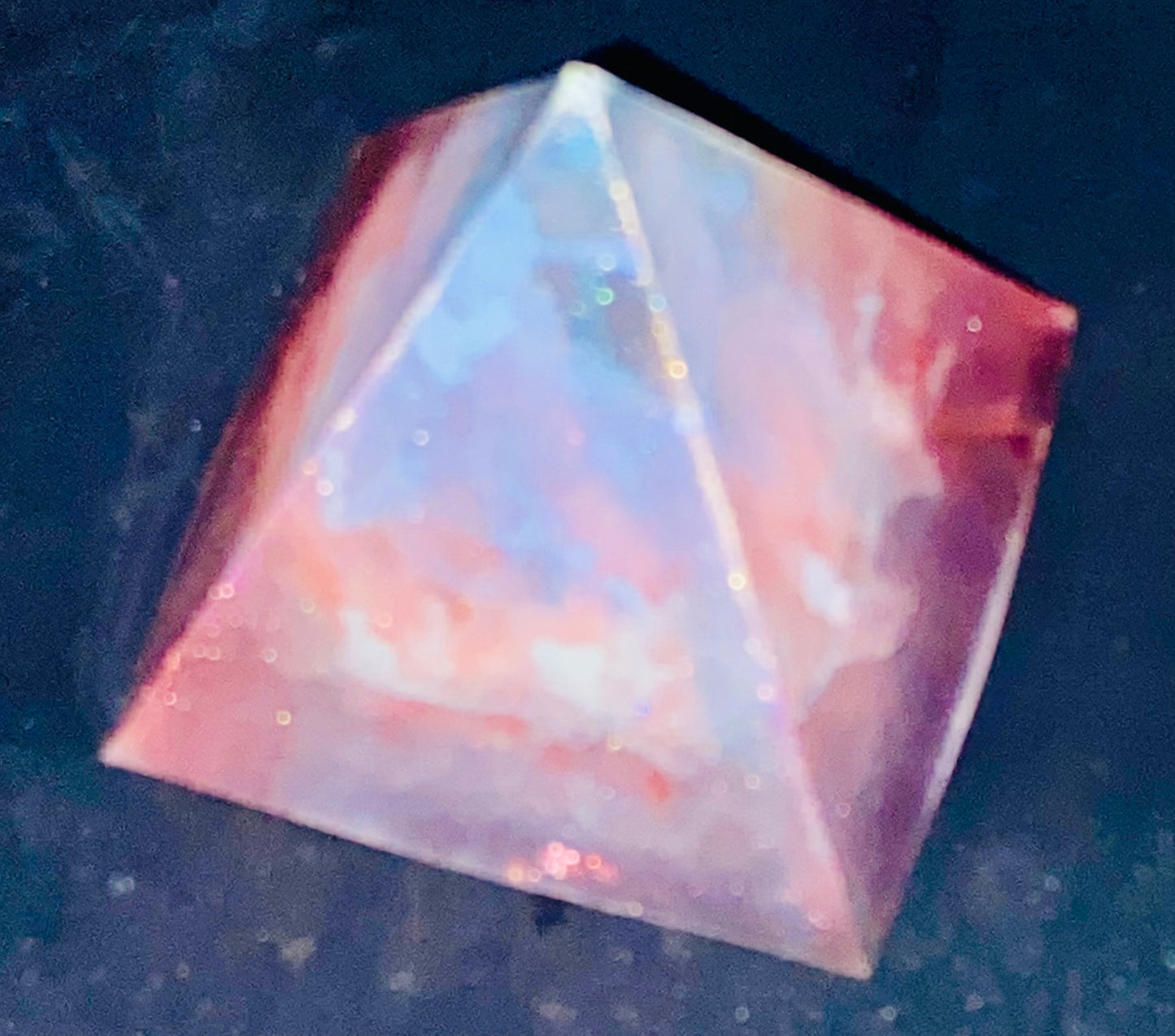 Angel Whispers Resin Pyramid