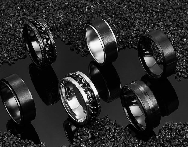 Fidget Spinner Men’s Ring