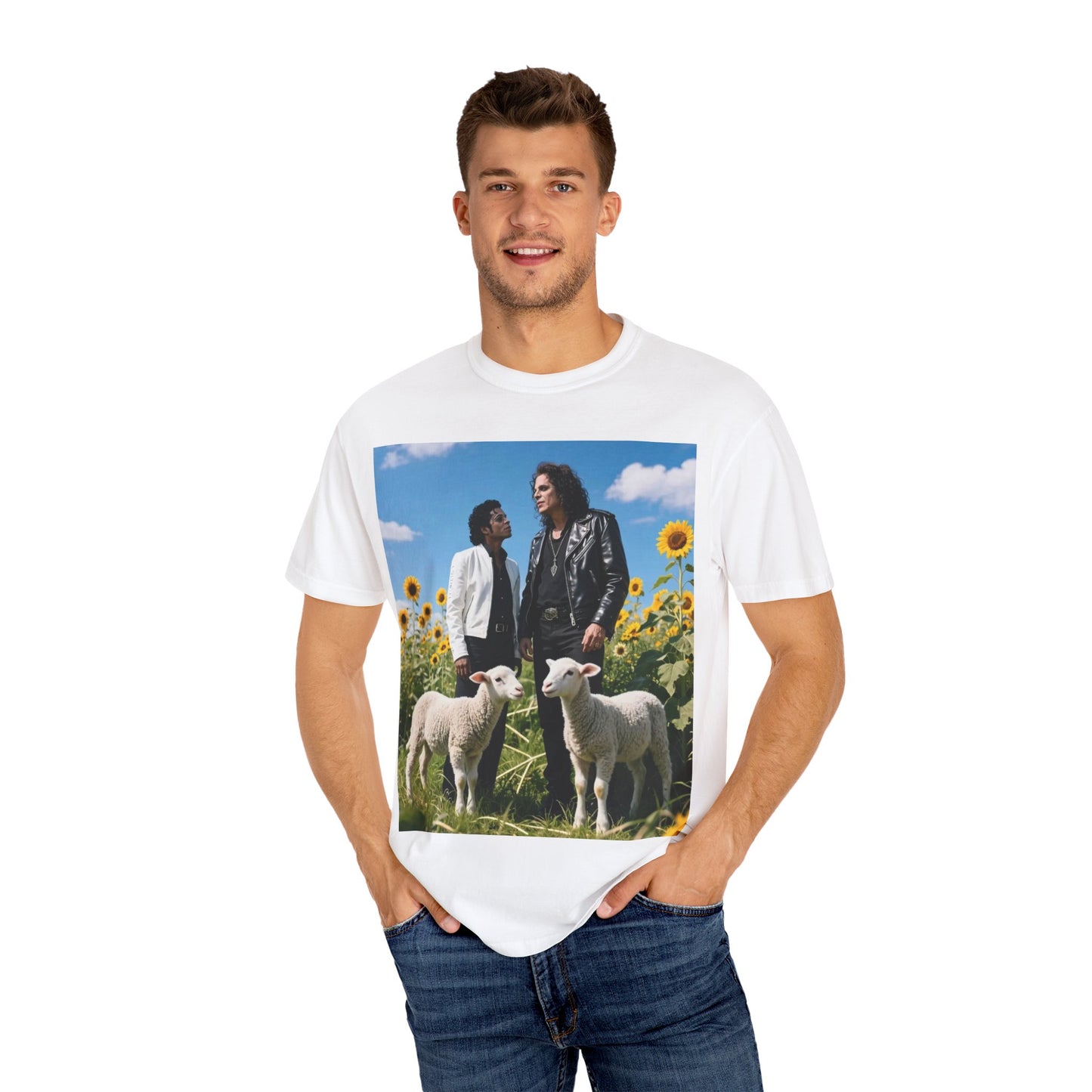 Graphic Tee - Ozzy and Michael Jackson in Heaven Design