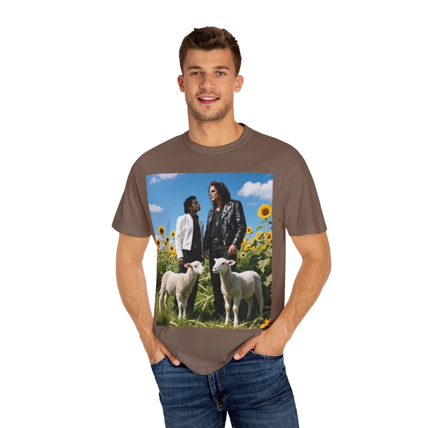 Graphic Tee - Ozzy and Michael Jackson in Heaven Design
