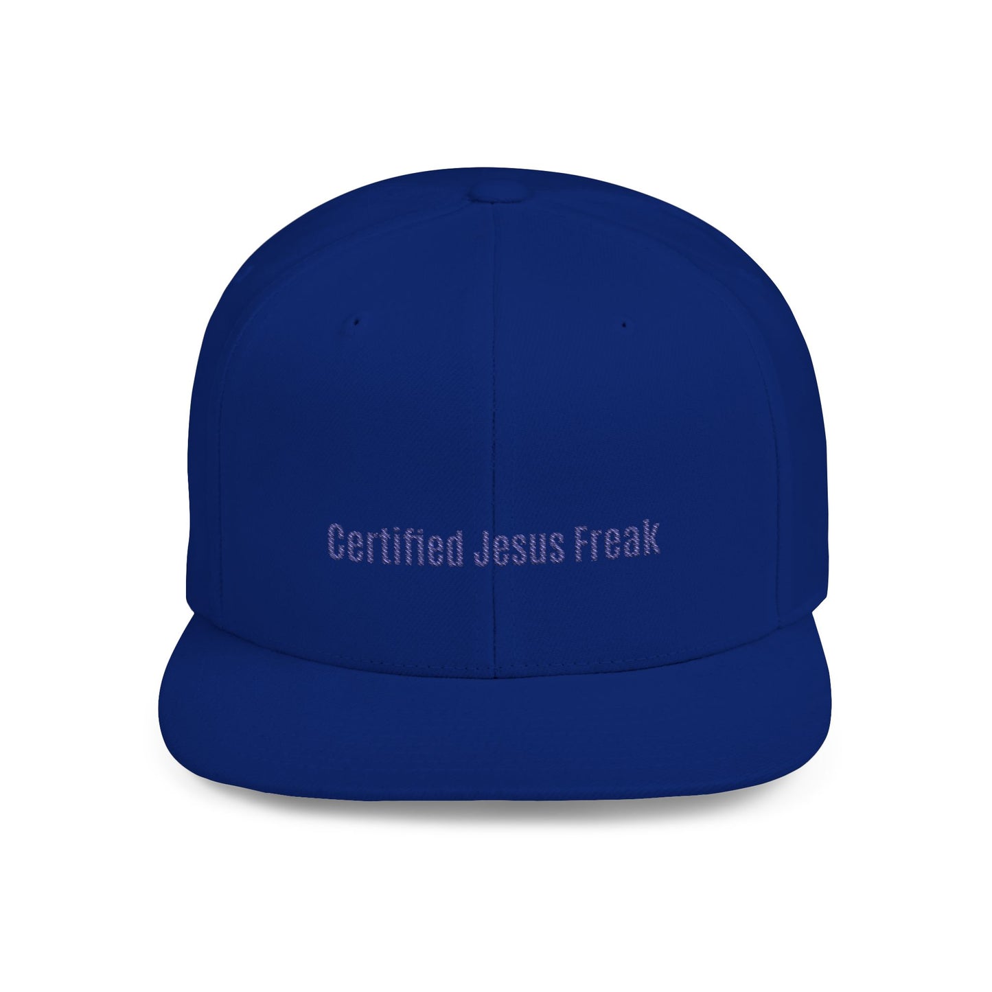 Certified Jesus Freak Flat Bill Snapback Hat