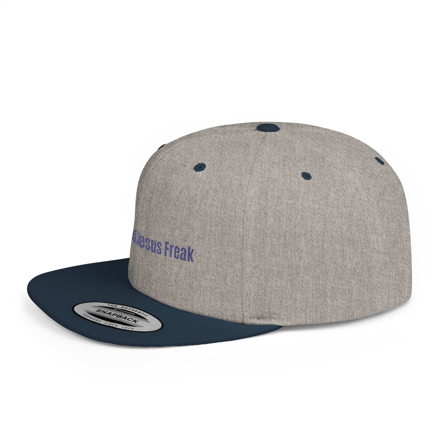 Certified Jesus Freak Flat Bill Snapback Hat