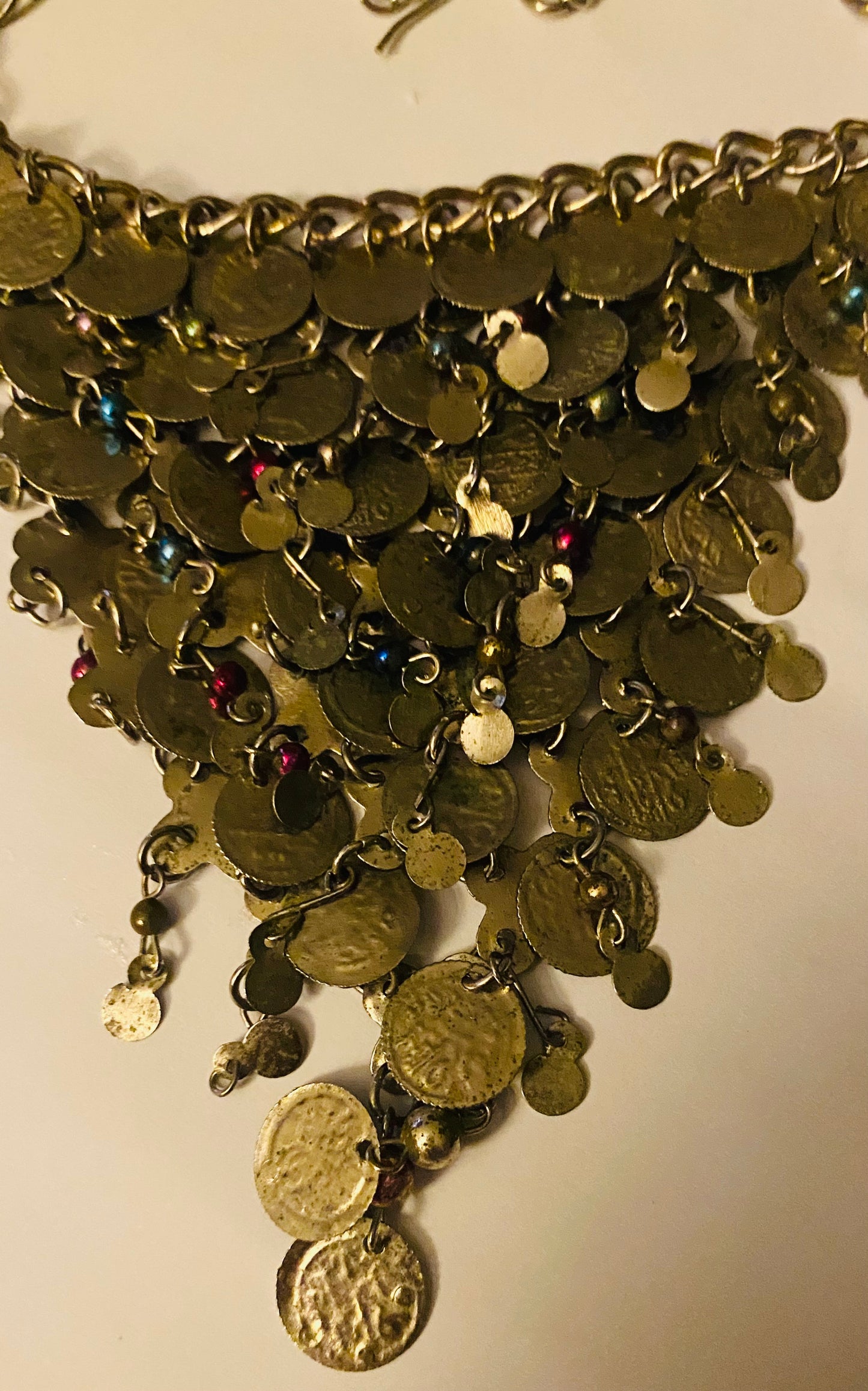 Gypsy, Egyptian Style Coin Necklace