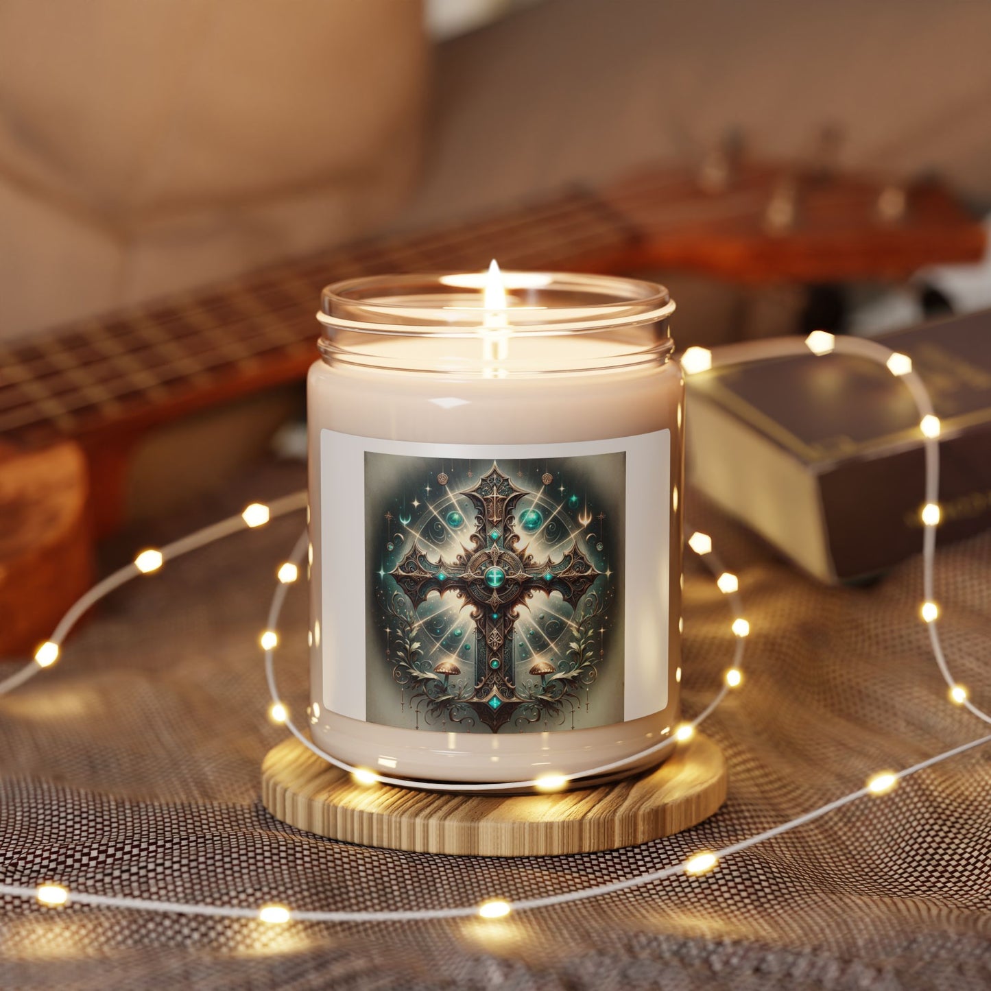 Beautiful Cross Scented Soy Candle -