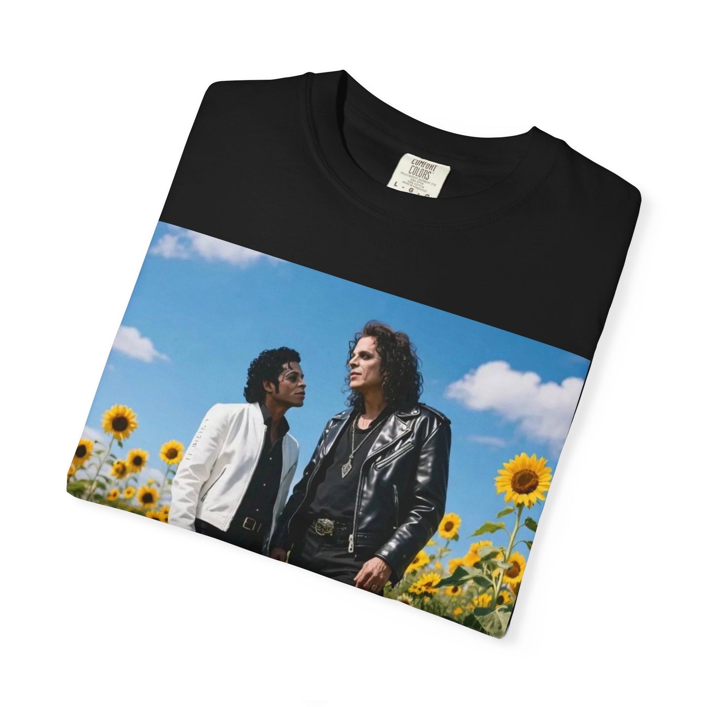 Graphic Tee - Ozzy and Michael Jackson in Heaven Design