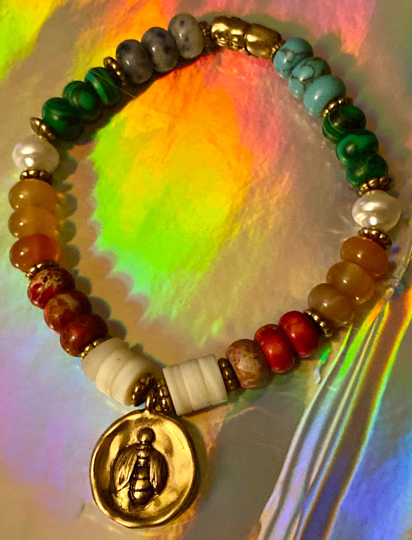 Patricia Nash Bee Drop Stretch Bracelet