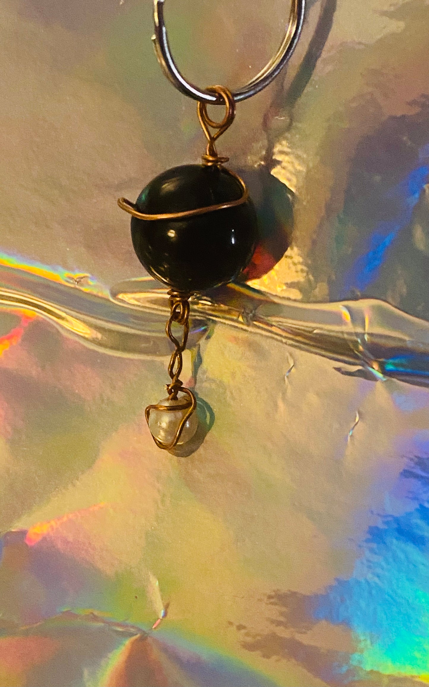 Planetary, Solar System Bead Keychain