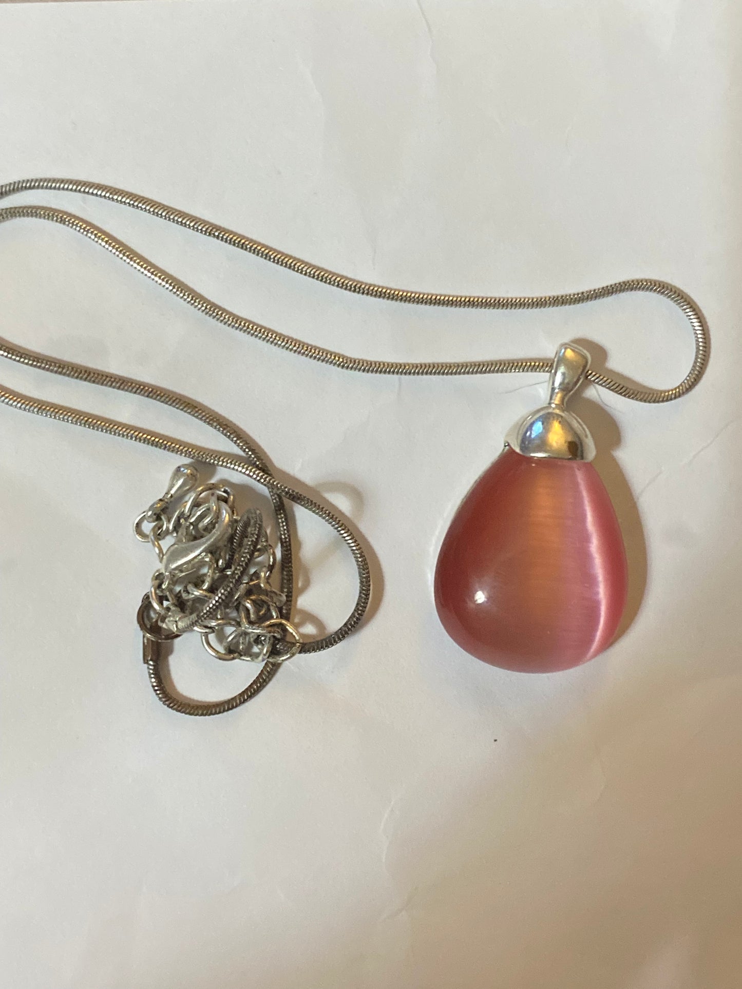 Shimmering Pink Pendant