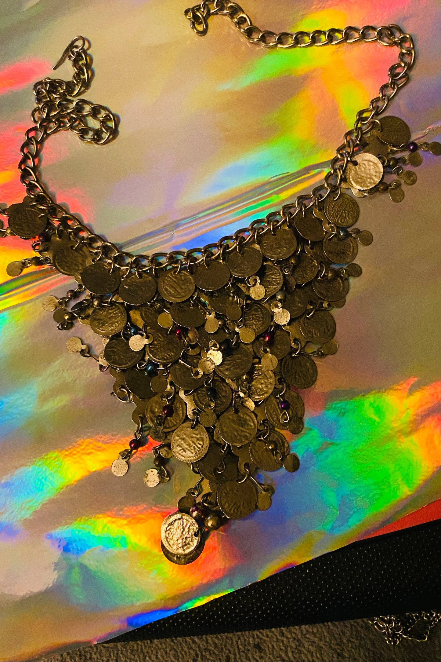 Gypsy, Egyptian Style Coin Necklace