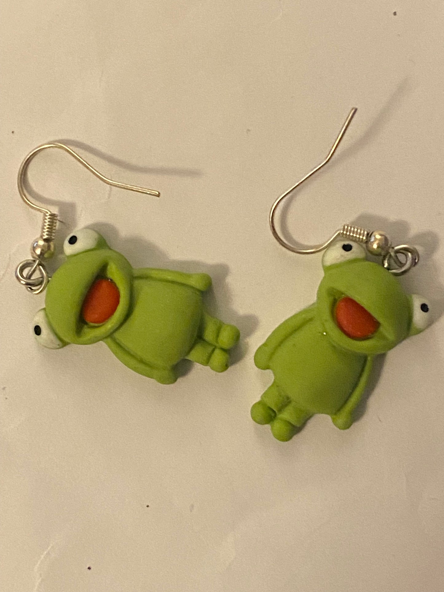 Wire Frog Earrings