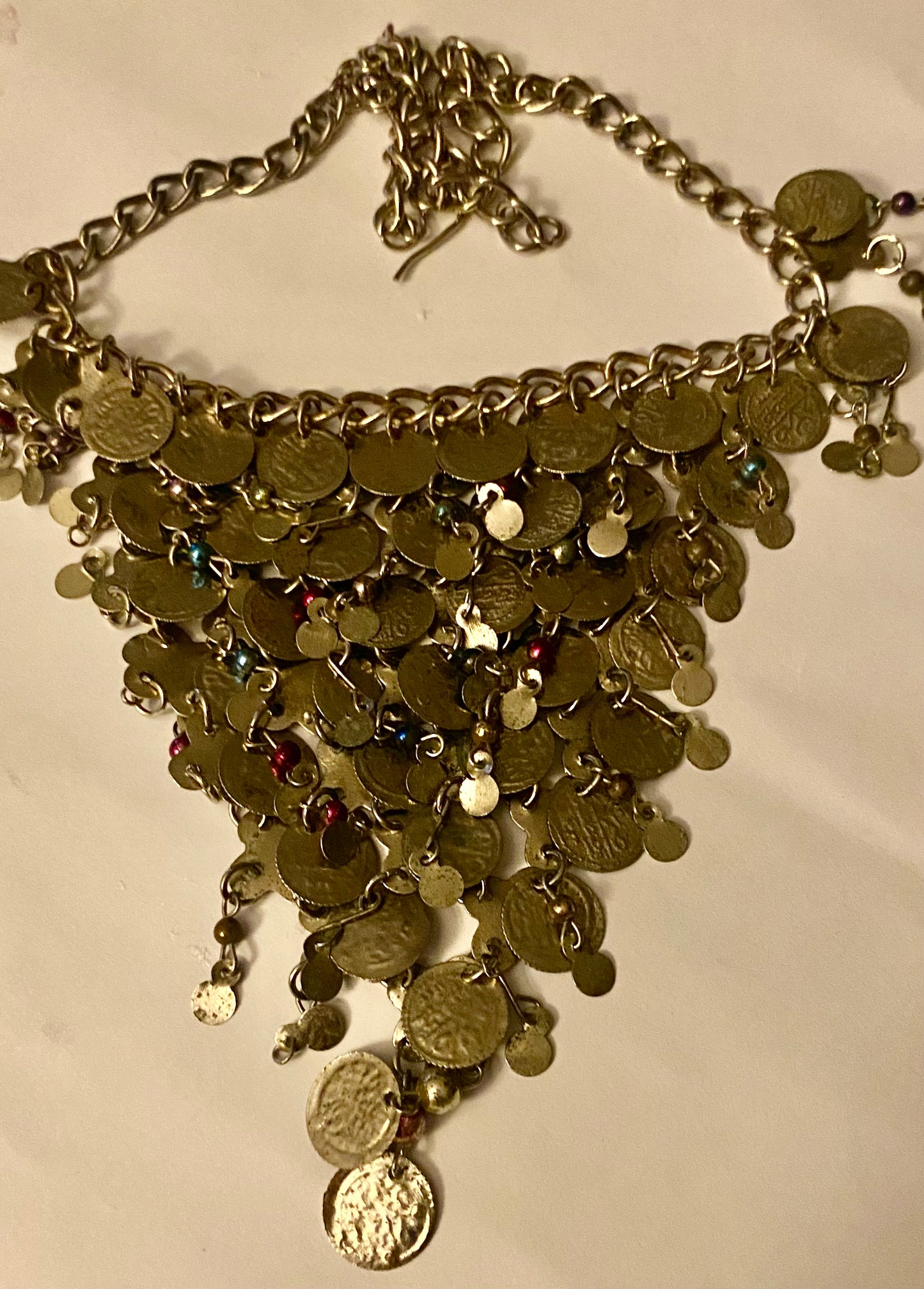 Gypsy, Egyptian Style Coin Necklace