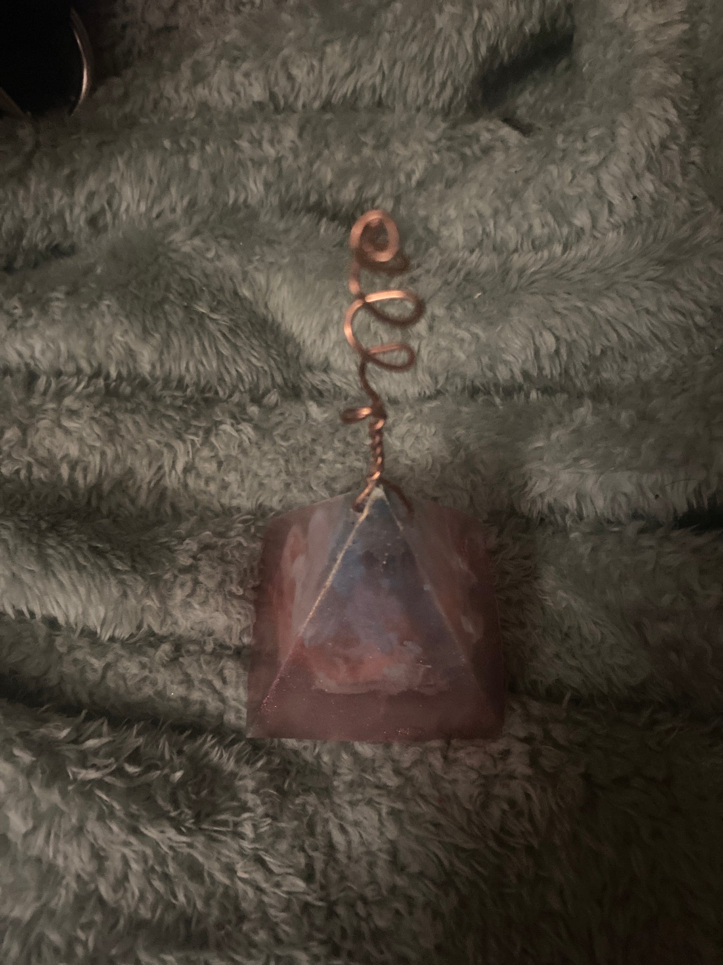 Angel Whispers Resin Pyramid