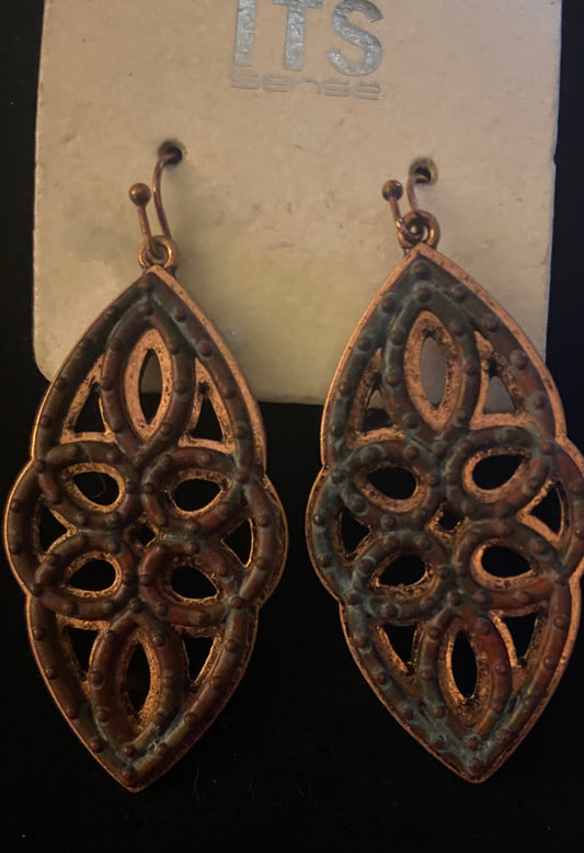 Large Patterned Earrings