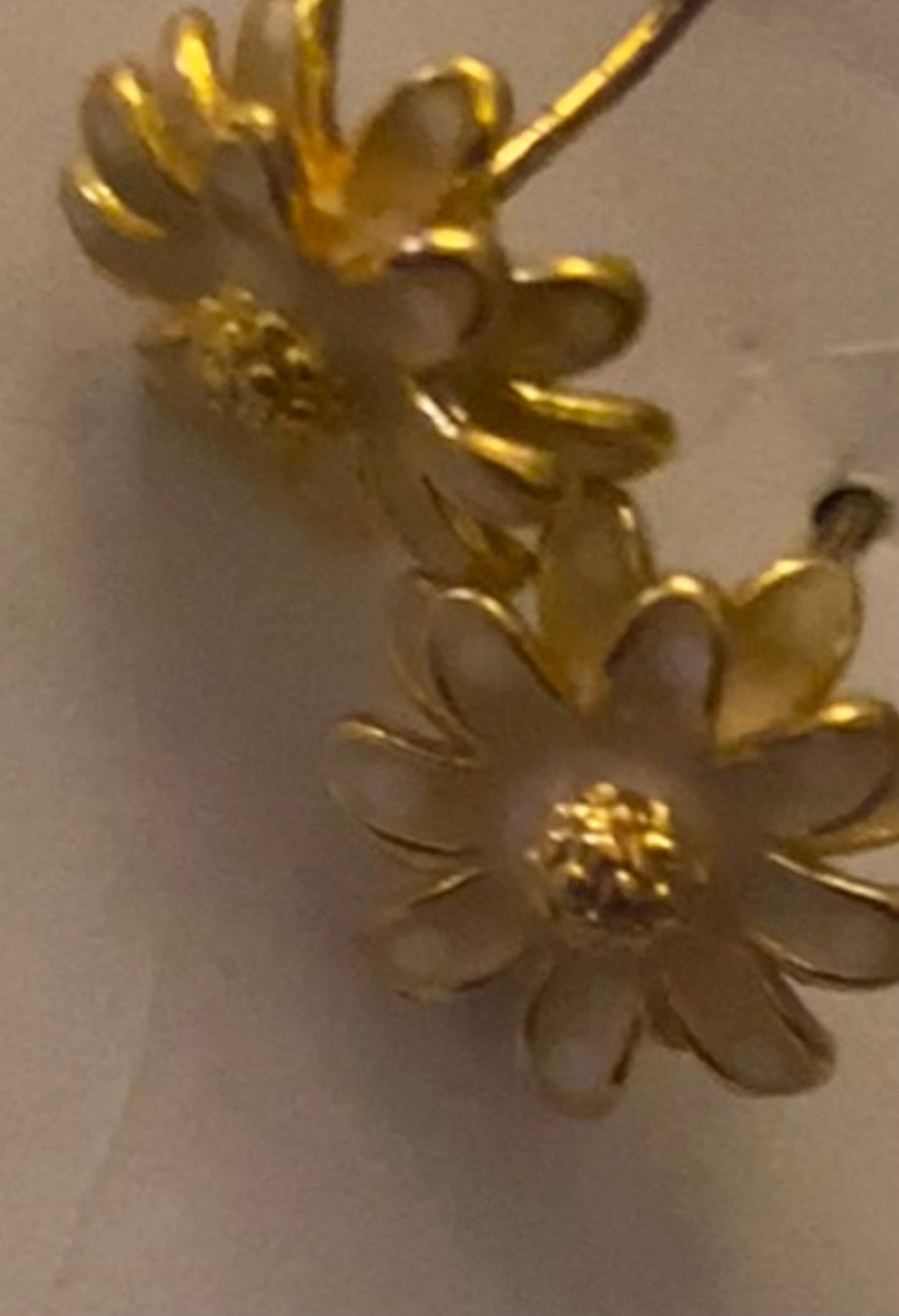 Vintage Enamel Post Earrings