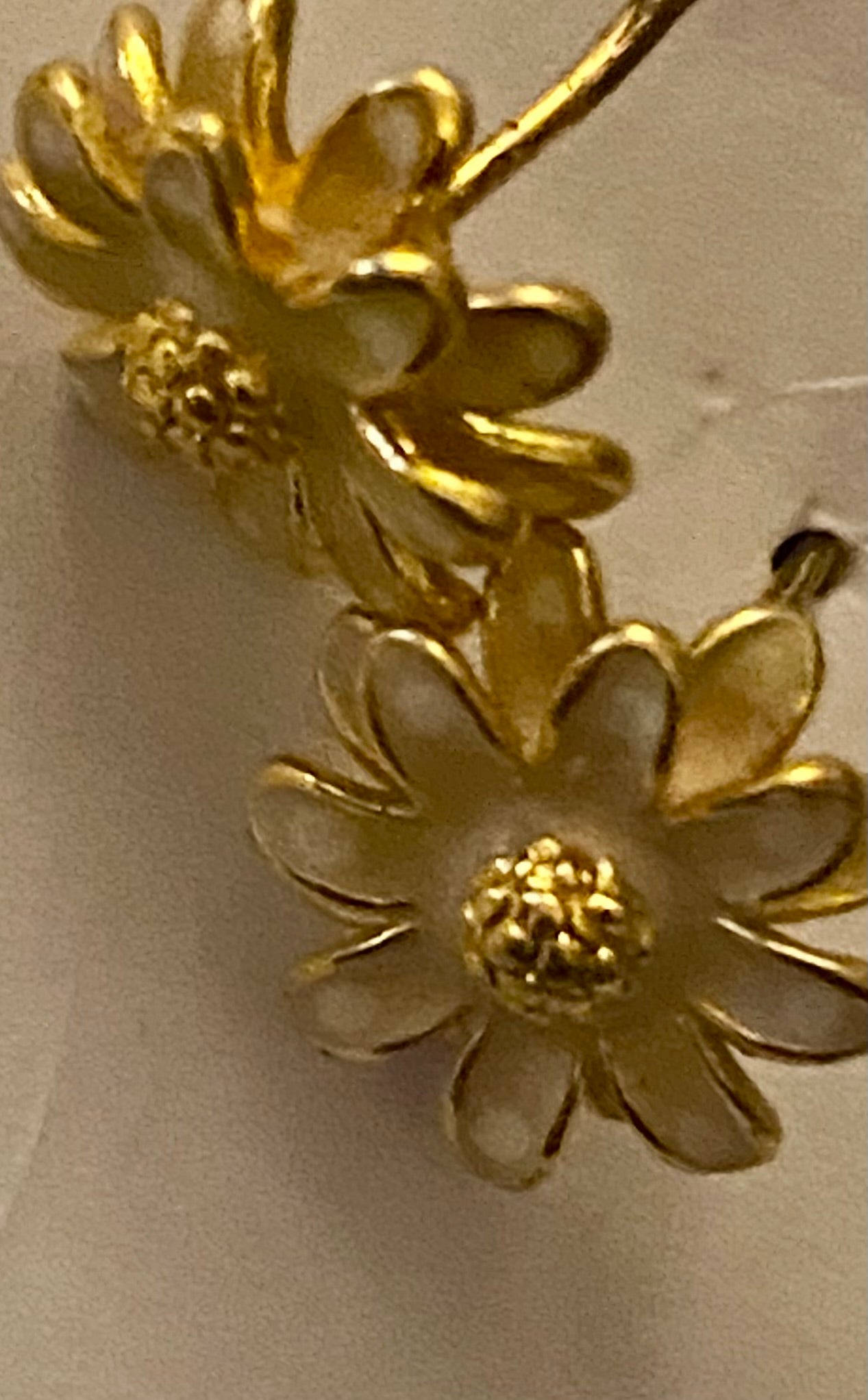 Vintage Enamel Post Earrings