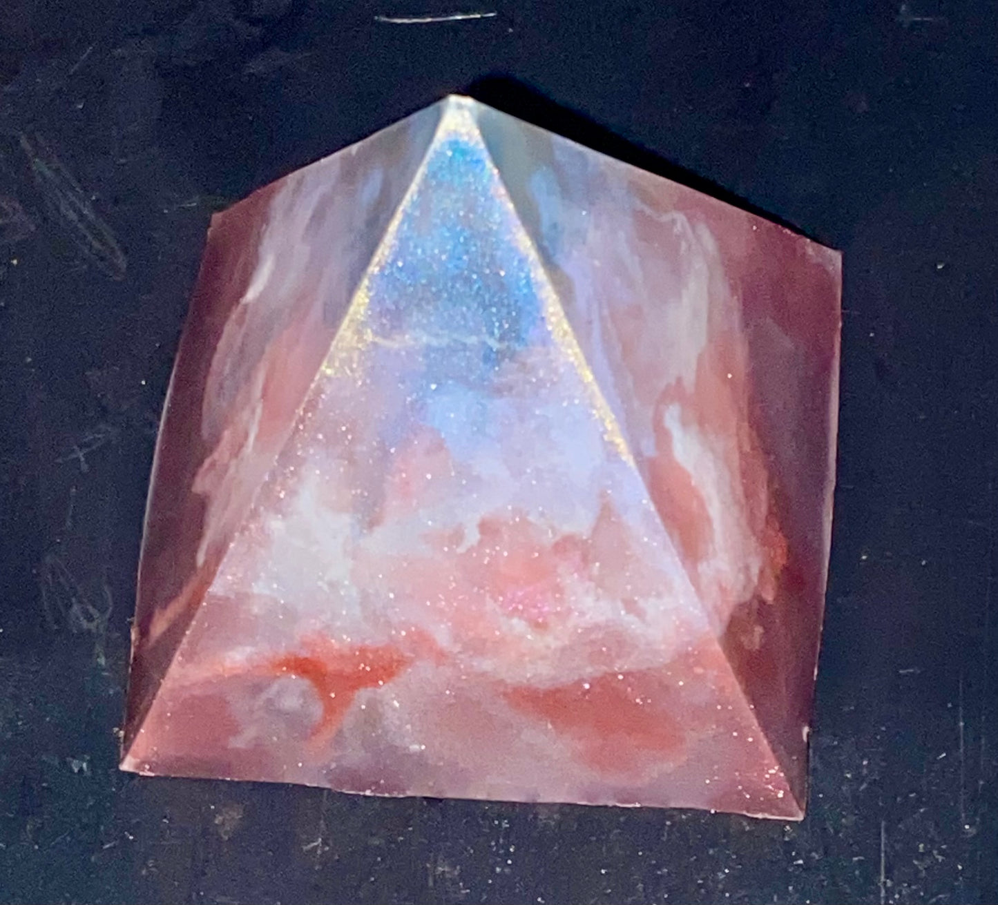 Angel Whispers Resin Pyramid