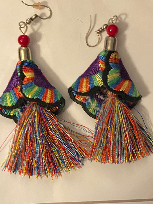 Colorful Ethnic Earrings