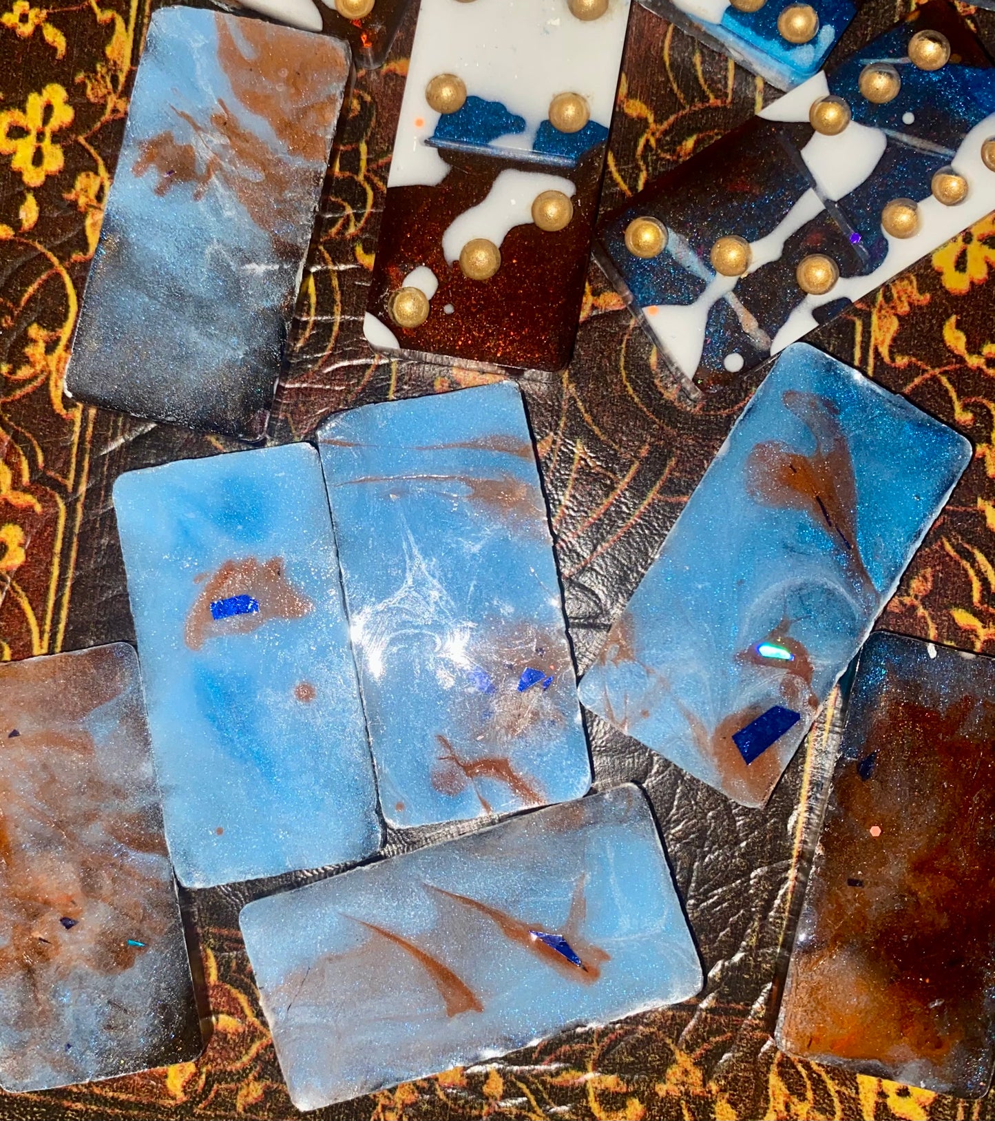 Set of Resin Dominoes