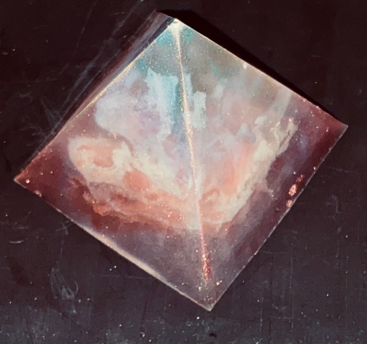 Angel Whispers Resin Pyramid